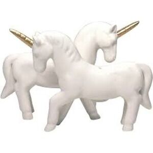 Streamline‎ Imagined Porcelain Unicorn Salt And Pepper Shaker Set NIB